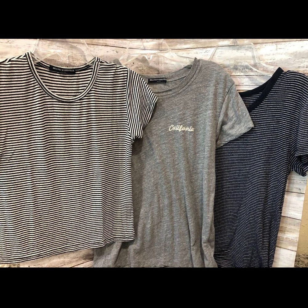 3 Brandy Melville tops